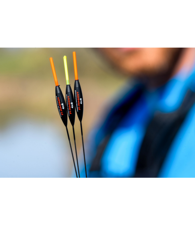 Preston Commercial Slim Float F1 Maggot – Flotteur Des Shipp avec Corps Rohacell, Dura Side Eye et Détection Fine