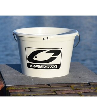 Cresta Bucket 18 Litres – Seau à Appâts Solide avec Poignée pour Amorce et Esches