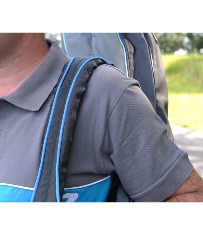 Cresta Blackthorne Feeder Holdall 3+1 Compartiment 1.75m – Extra Stevige Gewatteerde Hengelfoedraal met Neopreen Banden en Extern Accessoirevak