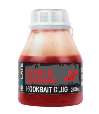 Shimano Isolate Hookbait Dip Chilli Sausage 200ml – Krachtige Glug voor Karperaas