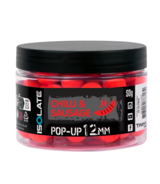 Shimano Isolate Pop-Up Chilli Sausage Fluo Red – Pop-Ups Rouges Flottants pour la Carpe