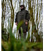 Fox Khaki Poncho One Size – Ruimvallende Waterdichte Regenponcho met Gelaste Naden, Stormflappen en Borstzak