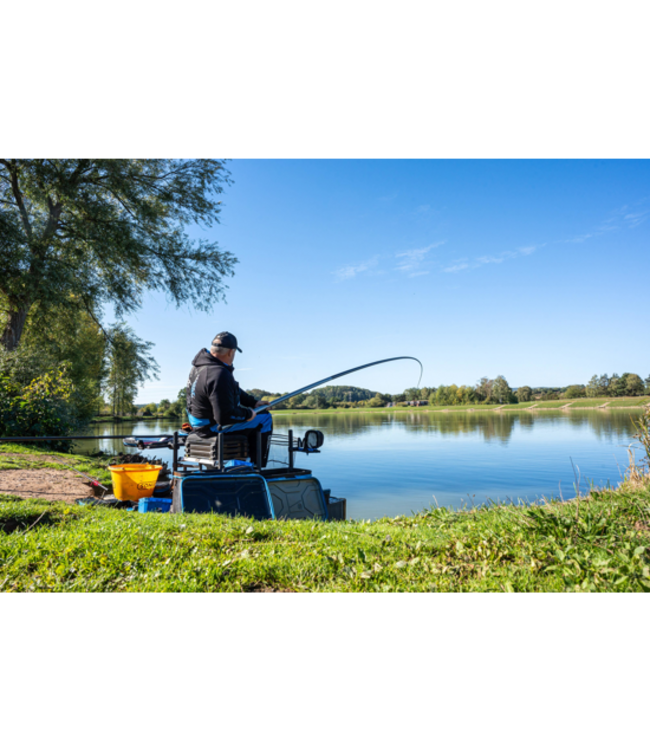 Preston Edge Monster Margin 11.00m – Ultra Sterke Vaste Stok met Superium Top Kit Compatibiliteit, Easy Glide Finish en Versterkte Delen