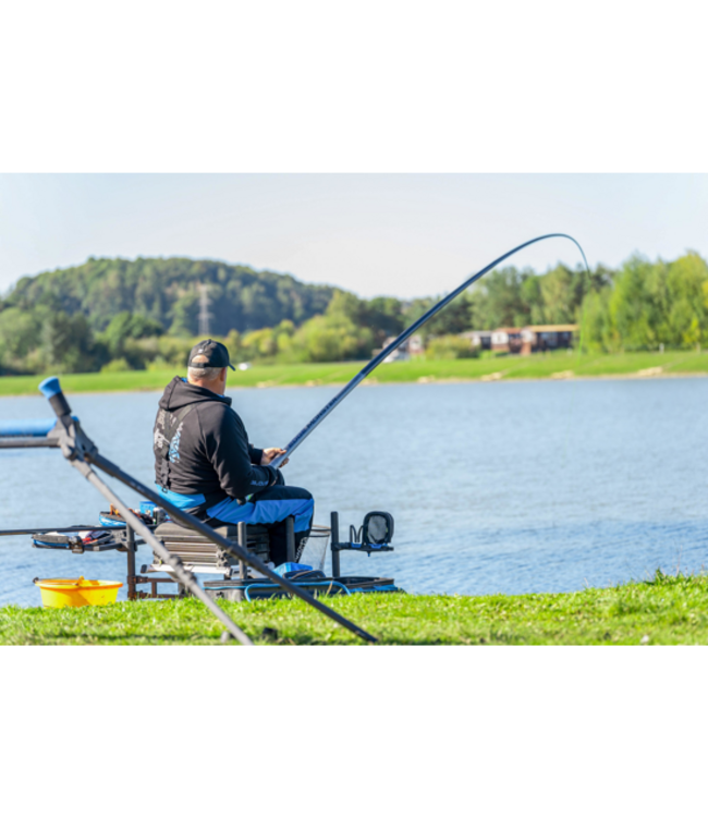 Preston Edge Monster Margin 11.00m – Ultra Sterke Vaste Stok met Superium Top Kit Compatibiliteit, Easy Glide Finish en Versterkte Delen