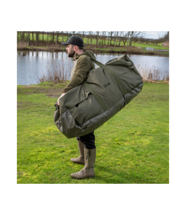 Avid Carp InflataHouse – Ruime Opblaasbare Khaki Social Shelter met Tunnel Porch, 10.000mm Waterdicht Doek en Condensatieschild