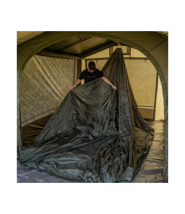 Avid Carp InflataHouse Inner Dome – Volledig Afsluitbare Binnentent met Zip-Off Groundsheet voor InflataHouse Shelters