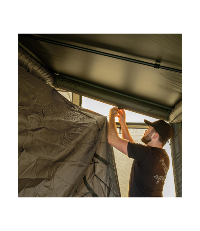 Avid Carp InflataHouse Inner Dome – Chambre Intérieure Fermée avec Tapis de Sol Amovible pour InflataHouse