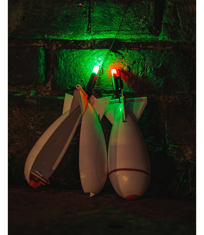 Fox Spomb Light – Lampe Spomb Amovible Rechargeable avec LED Rouge et Verte, Chargeur USB et Sleeves Silicone