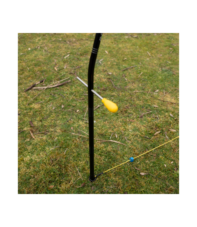 Avid Carp All-Terrain Yard Sticks – Distance Sticks Aluminium Anodisé avec Pointes Inox, T-Bar et Cordons de Mesure