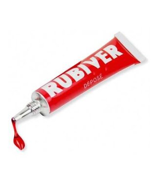 Arca Rubiver Rouge – Appât Artificiel Collant en Tube pour Poissons Blancs