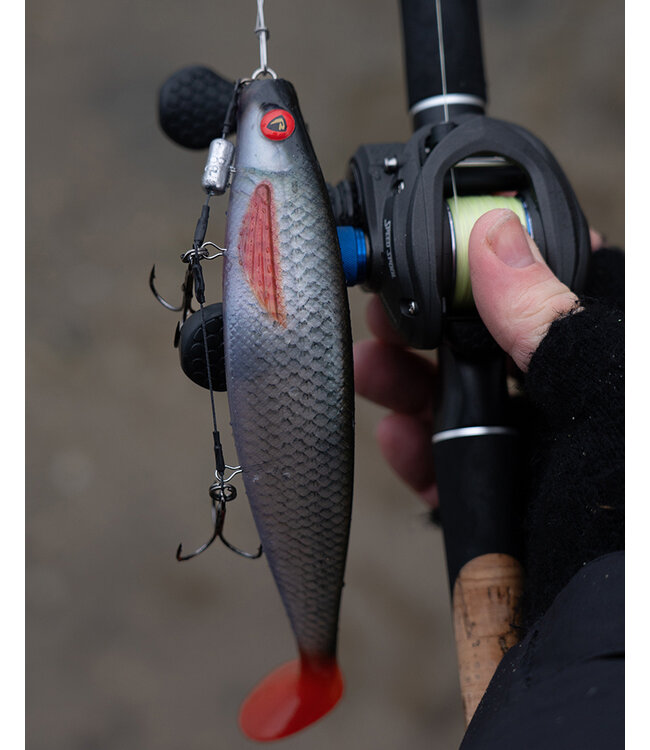 Fox Rage Pro Shad Natural Classic II 14cm – Realistische Softbait met Body Roll, Stabiele Staartactie en UV Natural Kleuren