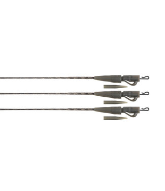 Fox Edges Naturals Submerge Lead Clip Leaders 3pcs – Kant-en-Klare Loodclip Leaders