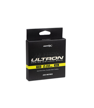 Matrix Ultron Coated Braid 200m – 8-Strands Gevlochten Lijn voor Verre Worpen