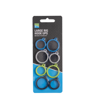Preston Large Rig Hook Ups – Rig Houders voor Topkits en Elastiekbescherming