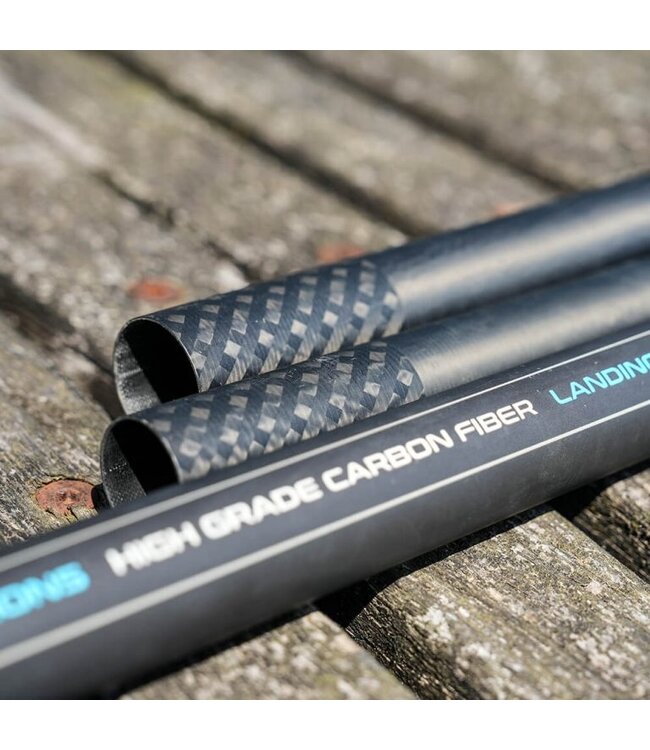 Cresta Identity ZXT Slim Serie Handle 4.50m – Schlanker High Modulus Carbon Kescherstab in 3 Teilen mit verstärktem Messinggewinde