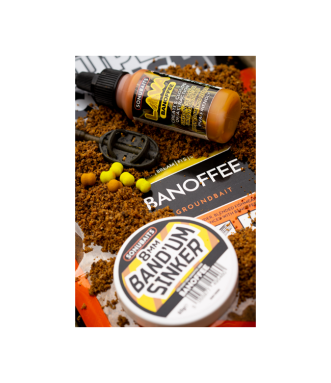 Sonubaits Super Crush Banoffee Groundbait 2kg – Amorce Banoffee avec Fishmeal, Crushed Expander et Biscuit pour Method Feeder et Coupelle