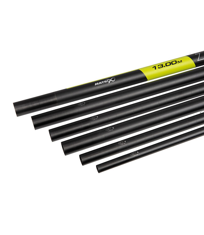 Matrix Carp X Power Pole Package 13,00m – Pack Canne Coup X-Graphène Extra Puissant pour Grosses Carpes et Postes Encombrés