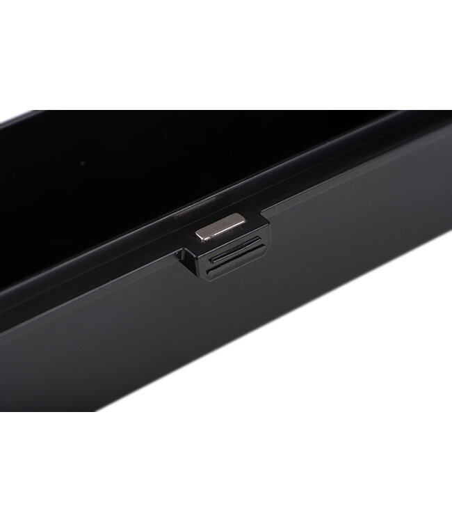 Matrix Slim Accessory Box – Slanke Opbergbox met Magnetisch Deksel, Rubber Seal en Semi-Transparante Afwerking