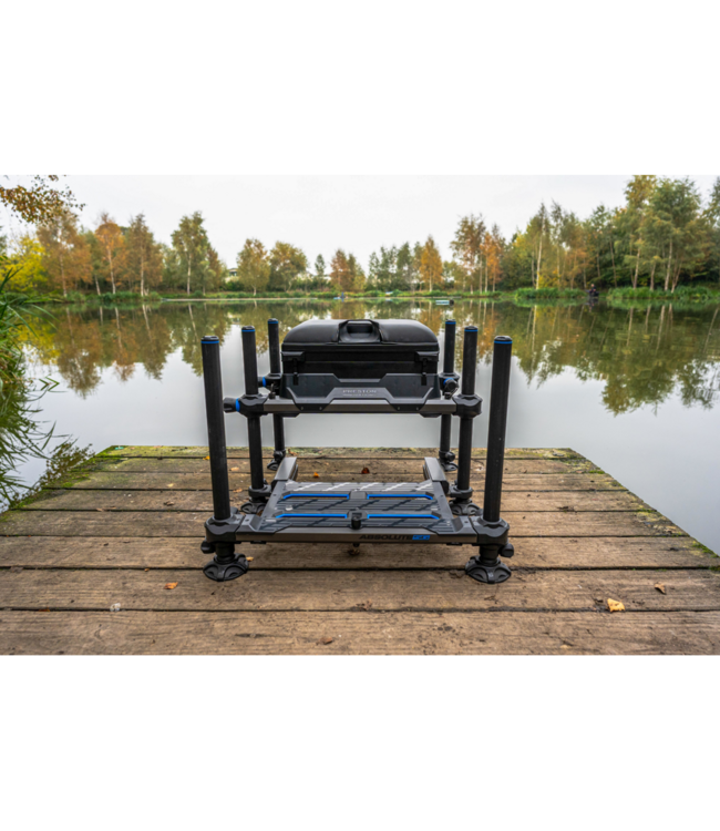 Preston Absolute 5G Seatbox – Compacte Lichtgewicht Zitkist met Deep Storage Drawer, Modular Units en Sliding Footplate