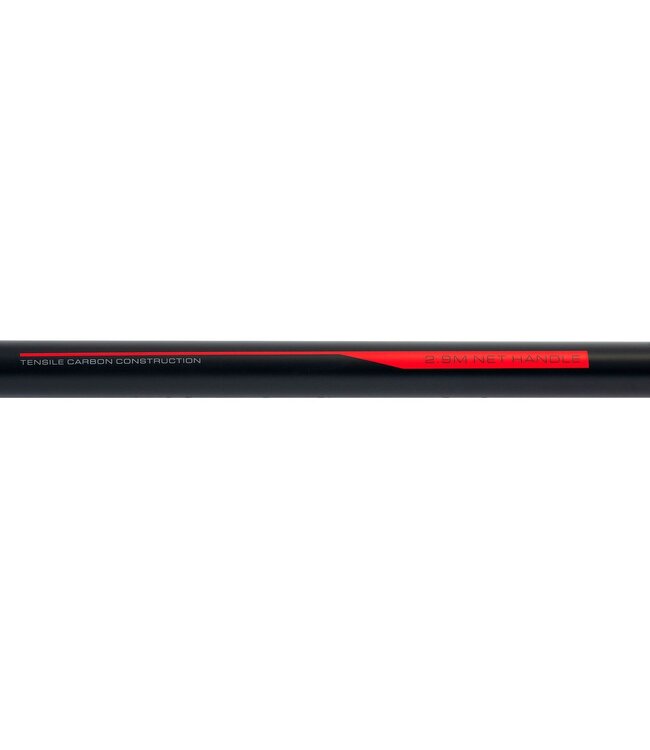 Guru A-Class Landing Net Handle 2.90m – Lichtgewicht 2-Delige Carbon Schepnetsteel met RVS Schroefdraad