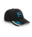 Preston Black Apex Cap – Lichtgewicht Ripstop-Stijl Viscap met Subtiele Branding en Verstelbare Pasvorm