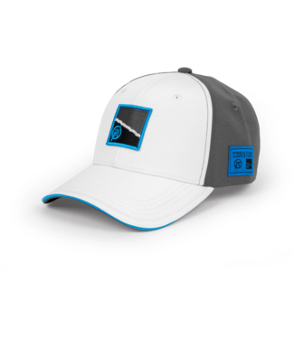 Preston White Drift Cap – Witte Viscap met Robuuste Klep en Preston Logo