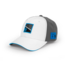 Preston White Drift Cap – Licht Reflecterende Witte Viscap met Sterke Klep, Preston Logo en One Size Pasvorm