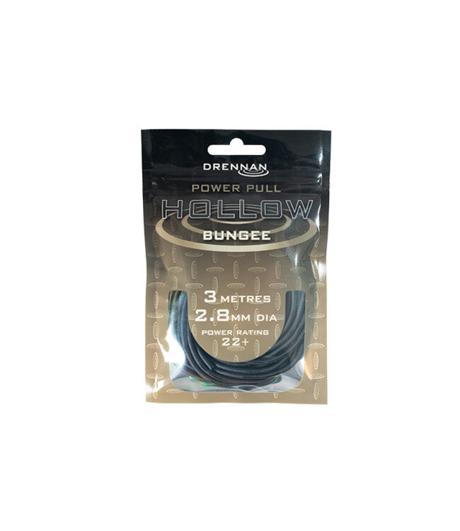 Drennan Power Pull Hollow Bungee – Progressieve Holle Elastiek van 3m voor Vaste Stok Karpervisserij