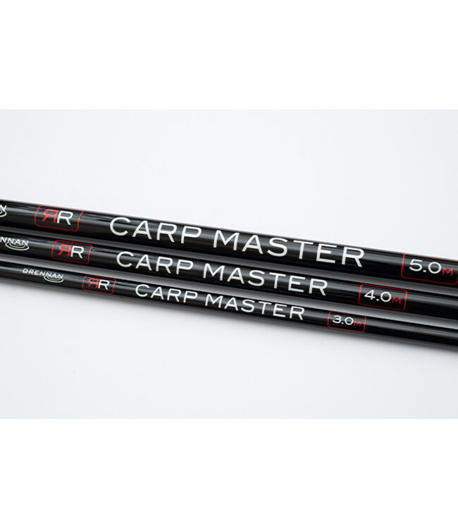 Drennan Red Range Carp Master Pole – Ultra Sterke Vaste Karperhengel in 3m, 4m en 5m met 2m Carp Kit en 2.2mm Power Pull Elastiek