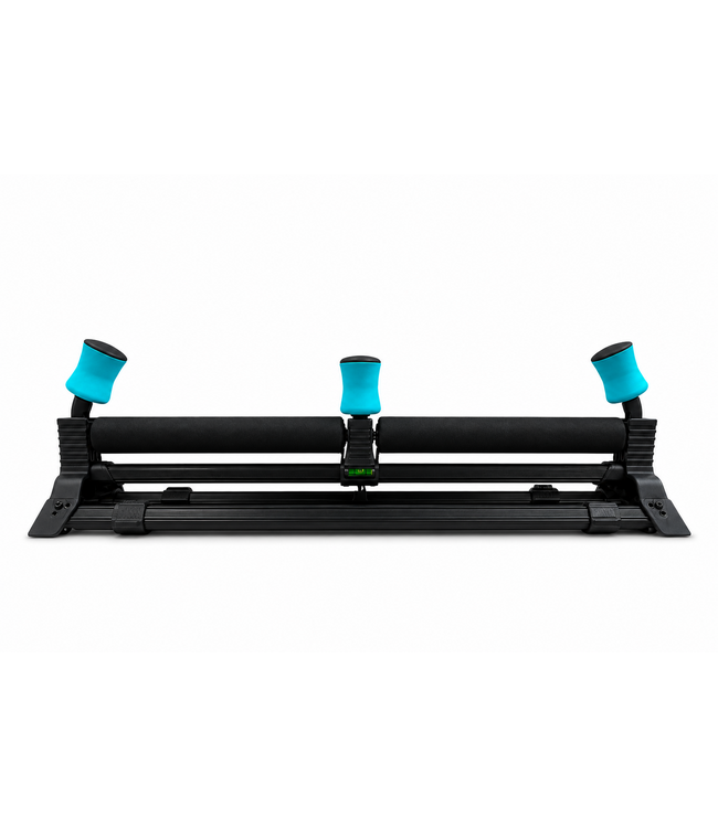 Malevé Luxe Double Pole Roller – Stabiler doppelter Stippruten-Roller mit 2 horizontalen Rollen, 4 Beinen und Wasserwaage