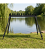 Malevé Luxe Roost Kit 12 Sections – Verstellbarer Roost von 70cm mit 12 T-förmigen Auflagen für Kits, Rutenteile und Feeder