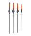 Matrix Ultra Margin Pole Float – Inline Margin Dobber met 3.5mm Holle Tip, Ovale HF110 Body en Carbon Onderantenne voor Karper