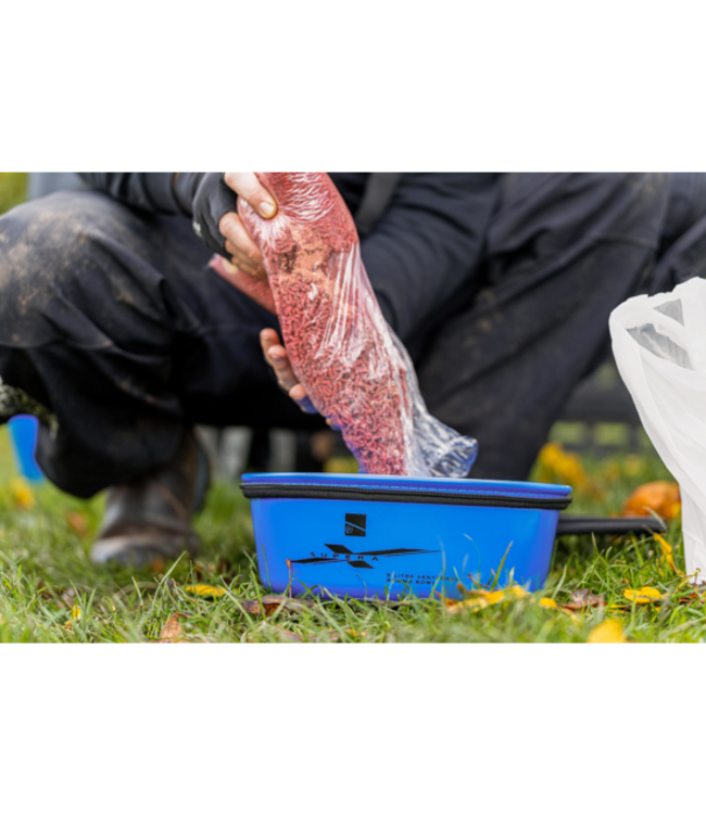 Preston Supera X Ventamesh Round Bowl 5 Liter – Ronde EVA Aasbak met Ventamesh Deksel voor Maden, Pinkies en Wormen