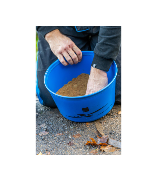 Preston Supera X Round Bowl 7.5 Liter – Stevige EVA Mengbak met Super Stiff Rim voor Pellets Weken en Groundbait Mengen
