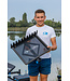 Garbolino  Garbolino Luxe Kitsteun 10 Posities – Afneembare Anti-Wind Kitsteun met Inserts voor Zijtafel, met inserts L, XL en XXL en Kits K2, K3 en K4