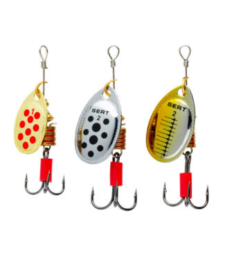 Sert Kit Cuillers Tournantes Spoony Special Truite FW26 – Set de 3 Cuillers pour Truite