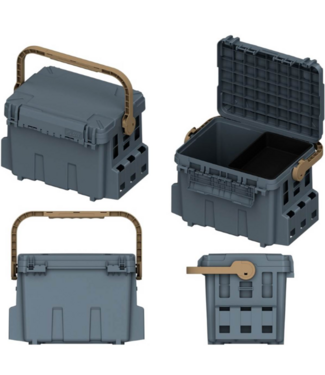 Sert Tackle Box SRT-3090MF – Caisse de Pêche Robuste 35L Dark Grey
