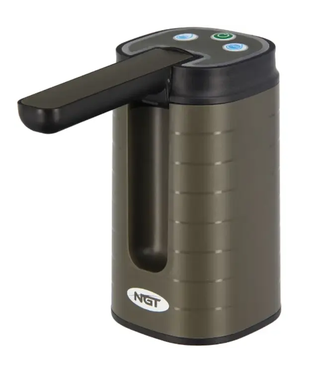 NGT Auto Water Tap – USB-wiederaufladbarer automatischer Wasserhahn mit klappbarer Düse und Timer-Tasten für Bivvy, Camping und Wasserkanister