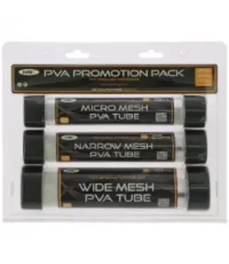 NGT PVA Promotion Pack – 3 PVA Mesh Systemen 15mm, 25mm en 35mm