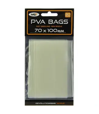 NGT PVA Bags – Sachets PVA à Dissolution Rapide en 3 Tailles