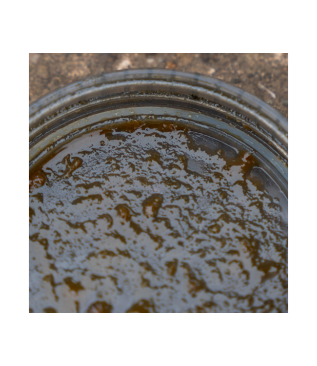 Avid Carp Hookbait Pots Large – Grands Pots Smoke Grey pour Esches avec Couvercle Étanche à Vis et Joint O-Ring