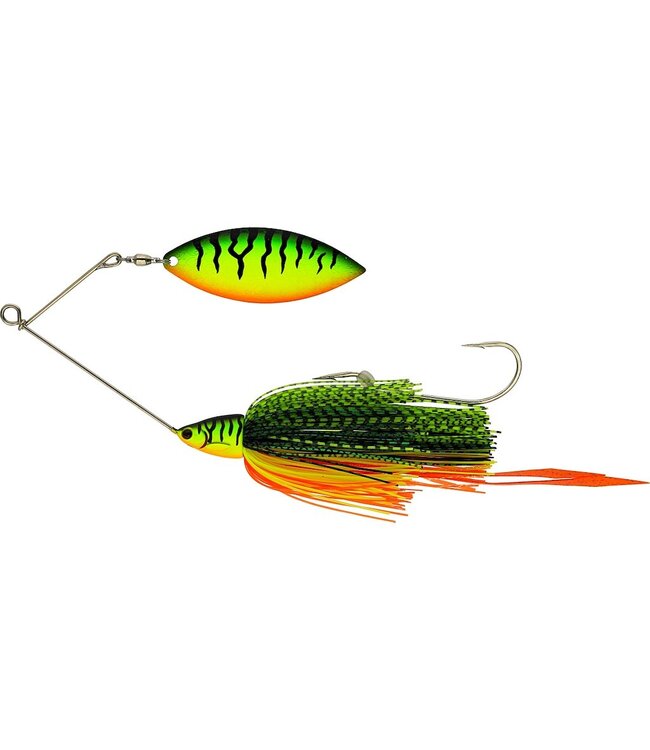 Westin Monstervibe Willow V2 65g Haak 8/0 – Weedless Pike Spinnerbait met Willow Blades, Silicone Skirt en Trailerhook