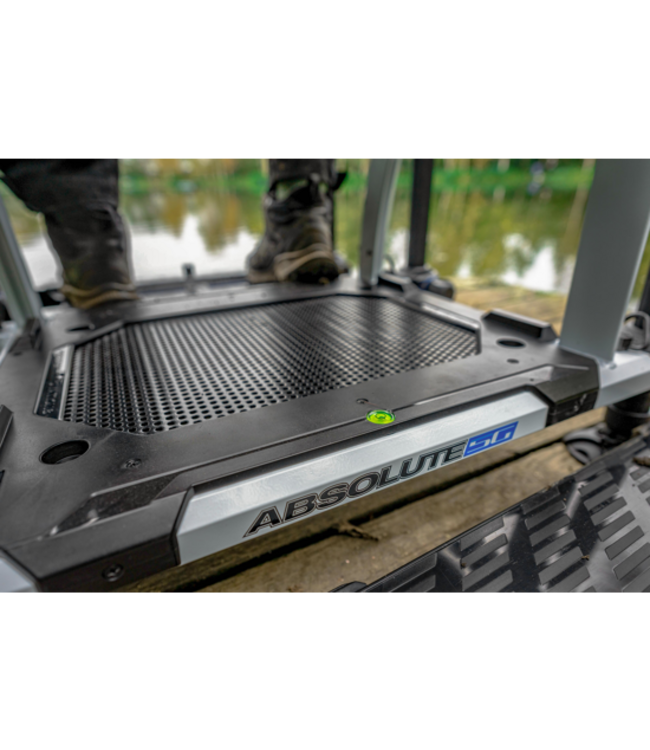 Preston Absolute 5G Station – Lichtgewicht Modulaire Zitkist met 6 Telescopische 36mm Poten, Full-Access Ladesysteem en Mag Lok Units