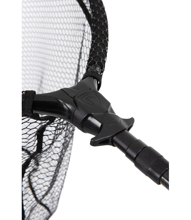 Fox Rage Street Fighter 2.40m Carbon Net – Épuisette Carbone Légère avec Manche Fast Flip, Maille Caoutchoutée et Filet 50x60cm