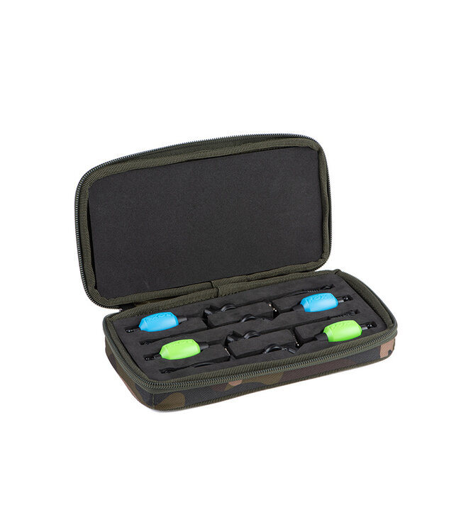 Fox Camolite Halo Bobbin Case – EVA Case voor 4 Halo Dumpy of Halo Dinky Bobbins met Fox Camo Afwerking