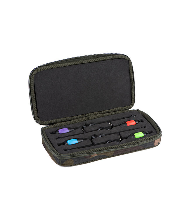 Fox Camolite Halo Bobbin Case – Étui EVA pour 4 Halo Dumpy ou Halo Dinky Bobbins avec Finition Fox Camo