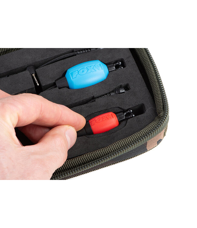 Fox Camolite Halo Bobbin Case – EVA Case für 4 Halo Dumpy oder Halo Dinky Bobbins mit Fox Camo Finish