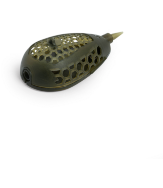 Korum Camo Grub Feeder – Camouflage Maggot Feeder met Inline Insert