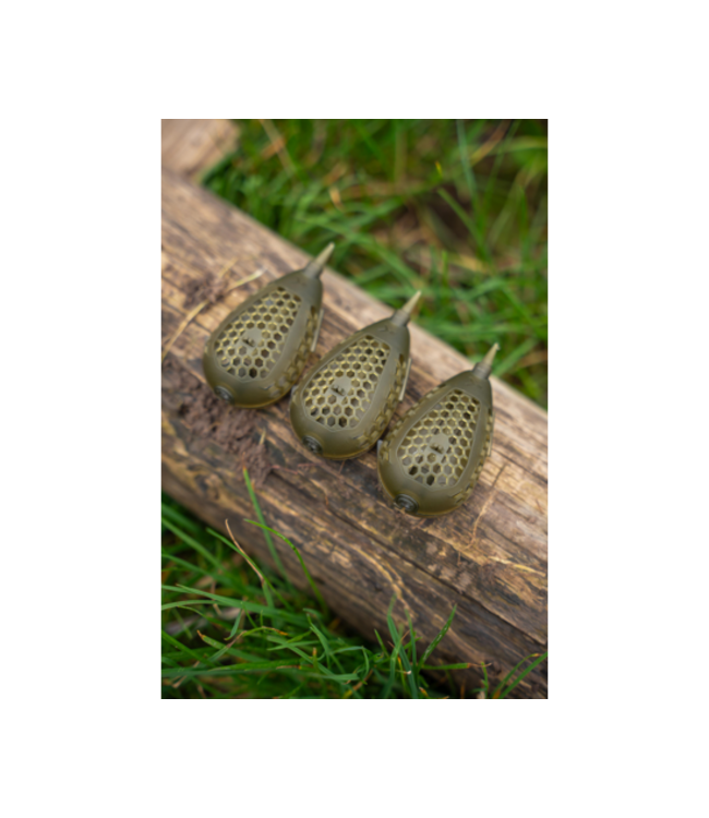 Korum Camo Grub Feeder – Feeder à Asticots Interchangeable Camouflage avec Inline Insert System et Pop-Up Pincher