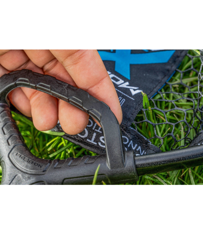 Preston Monster XS Lift Net – Tête d’Épuisette Très Solide avec Lift Handle Intégré, Cadre Aluminium et Maille Latex